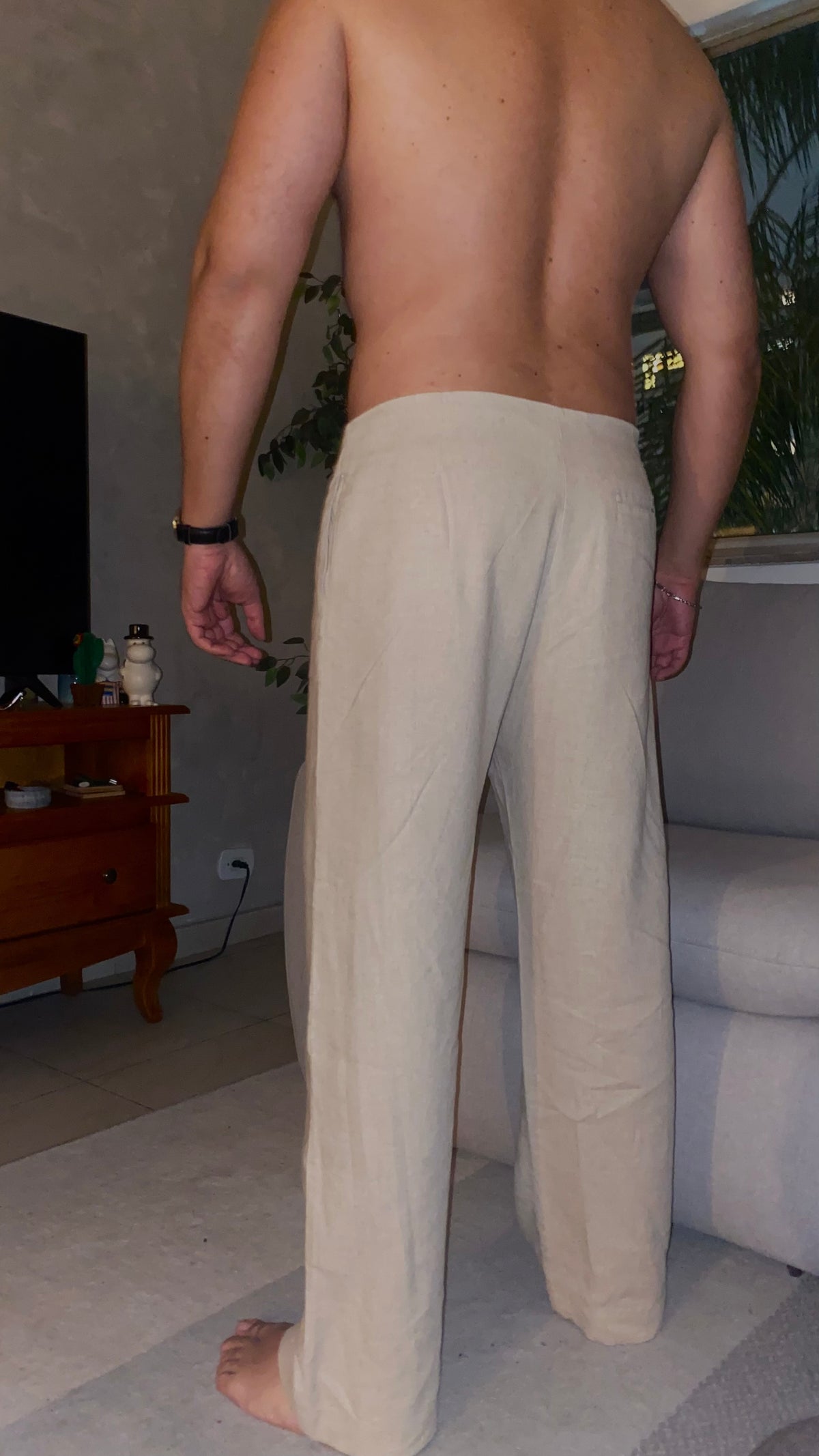 06.calça linho